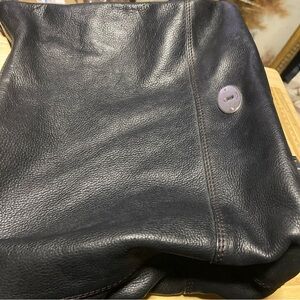 Black Leather Men's Bag